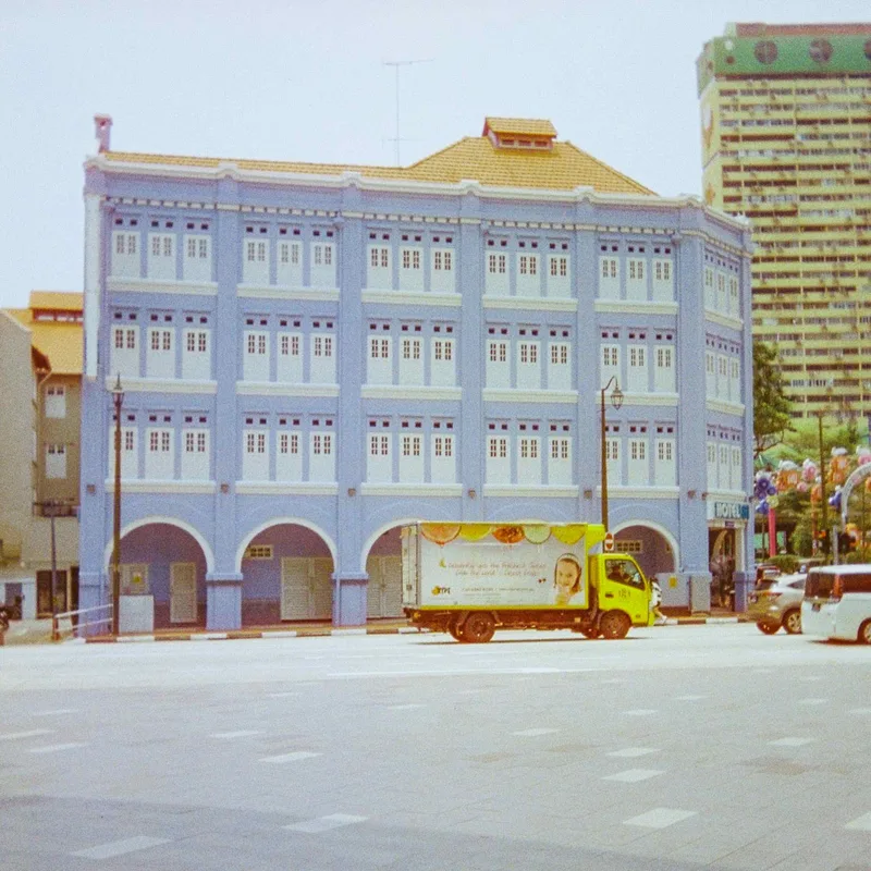 Singapore City, October 2023 shot on VibePhoto Max 400 with a Kodak Ektar H35, developed at F8 Photo, by Rafael Gandionco