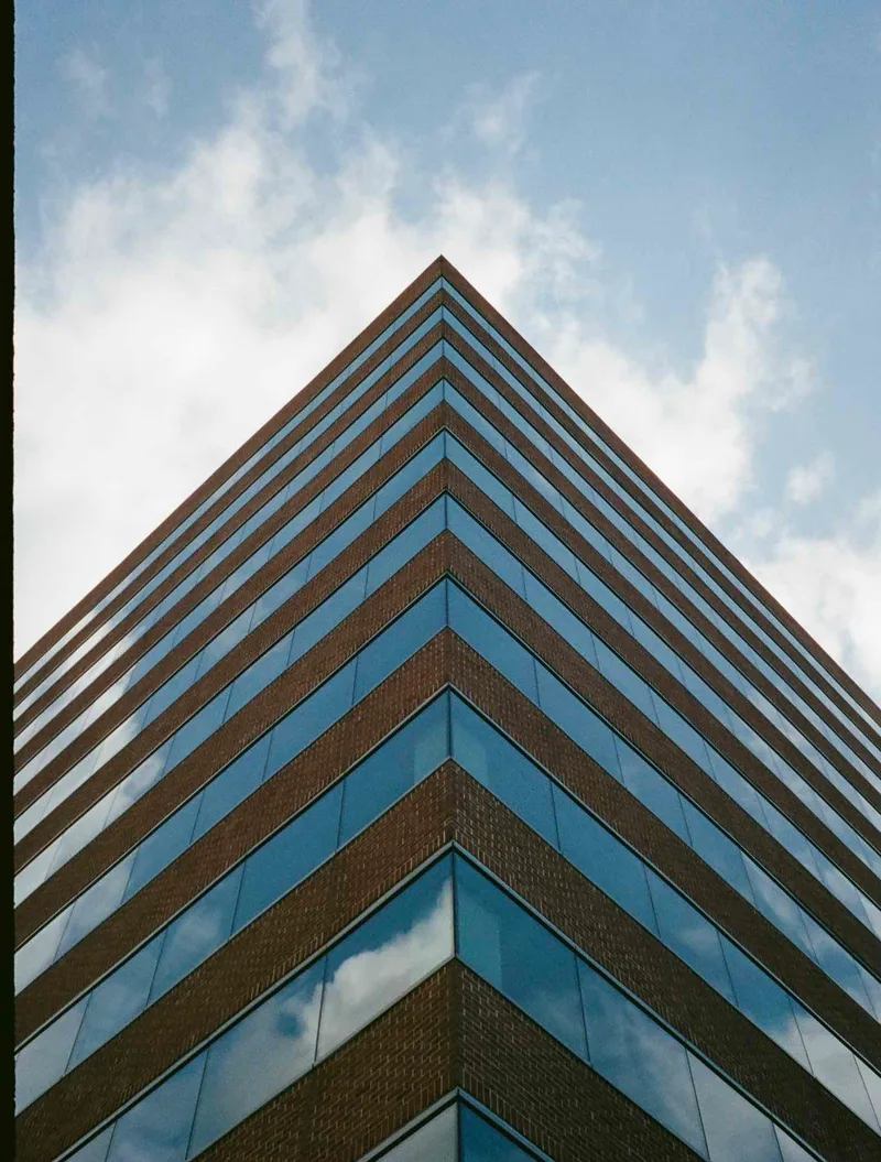 Arlington office shot on Kodak Portra 400 with a Olympus Pen EE-2, developed at Dominion Camera, by Lucy Mueller