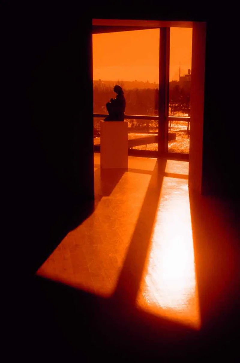 The luminous potential of dreams shot on Harman Red with a Nikon FM2, by Angela Khoptyuk