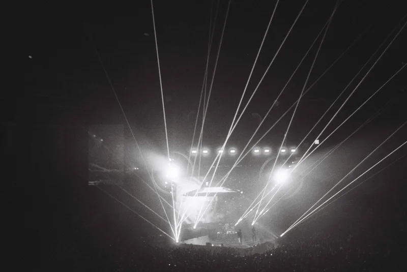 Aliens Exist - blink 182 shot on Ilford Delta 3200 with a Pentax IQZoom 115M, developed at Holland Photo Imaging, by ReillyJude