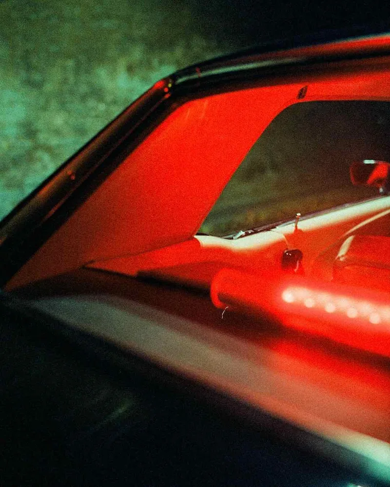 Backseat Tales shot on Cinestill 800T with a Canon 650, by Drew Eisen