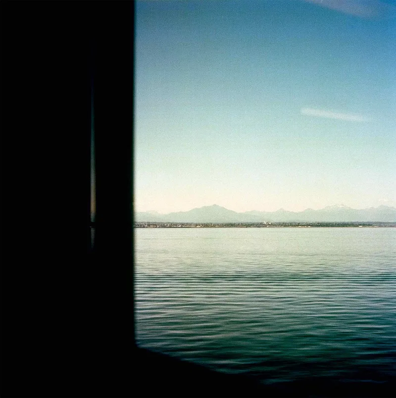 Leaving Whidbey shot on Kodak Portra 400 with a Mamiya C330, developed at Home / Self-Developed, by girlonfilm
