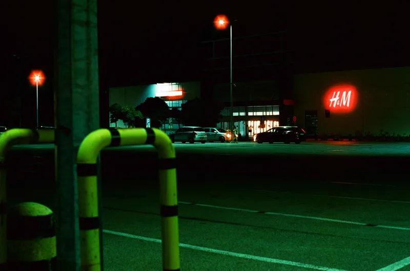 Parking night shot on HAS65 400T with a Contax 139Q, by maksaj