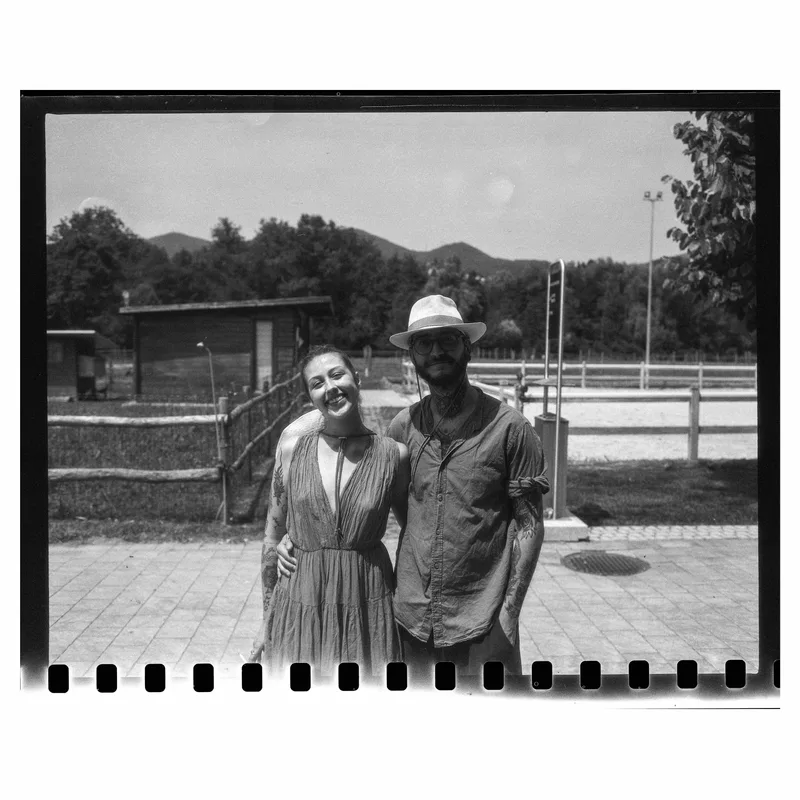Cowboys for a day shot on Film Washi Film Washi K with a Pentax 6x7 MLU, developed at Home / Self-Developed, by Alessandro Benevento