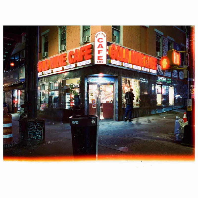 Always on the go shot on Cinestill 800T with a Mamiya 645, developed at Pro Image Photo, by Fershootsfilm
