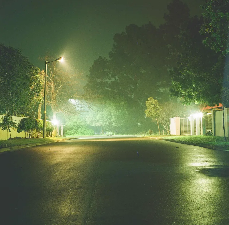 Night shot on Kodak Gold 200 with a Hasselblad 501C/M, developed at Triple Mini Lab, by Chris
