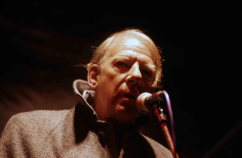Peter Shore MP 1986. shot on Kodak Ektachrome 320T with a Miranda SLR, developed at Jessops , by Tony Shelley