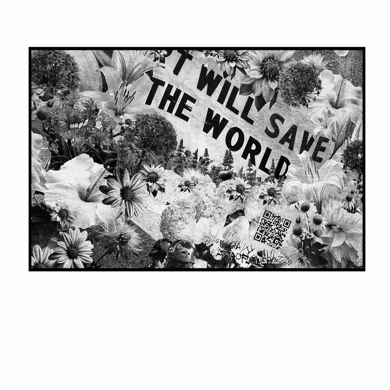 “Art will save the world” shot on Foma Fomapan 200 Creative with a Contax RTS, developed at Home / Self-Developed, by Alessandro Benevento