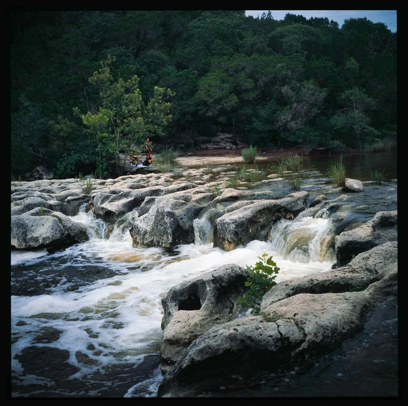 Sculpture Falls shot on Kodak Ektachrome 100G with a Mamiya 6MF, by Tyler