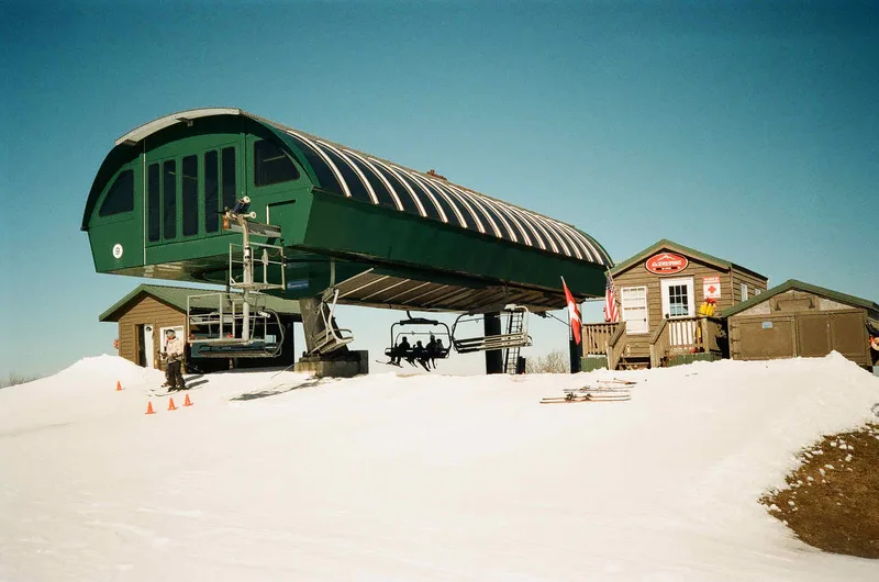 Lift shot on Fujifilm Superia 200 with a Olympus Stylus Epic DLX, developed at The DarkRoom, by Hassel_Daddy