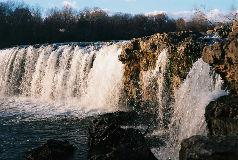 Grand Falls shot on Kodak Ektar 100 with a Ihagee Exa 1a, developed at Home / Self-Developed, by Levi Smith