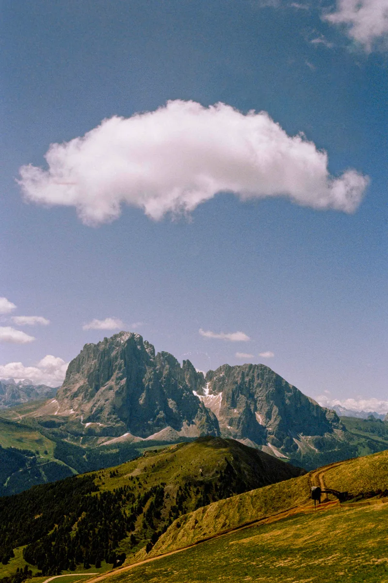 Seceda, Italy. shot on Cinestill 800T with a Hasselblad Xpan II, developed at Home / Self-Developed, by DarkroomDave