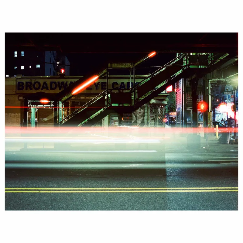 Always on the go shot on Cinestill 800T with a Mamiya 645, developed at Pro Image Photo, by Fershootsfilm