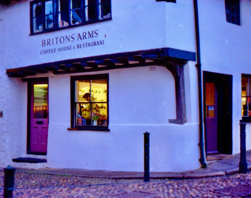 Coffee at the Britons Arms shot on Kodak Gold 200 with a Konica Autorex, developed at Home / Self-Developed, by Sam
