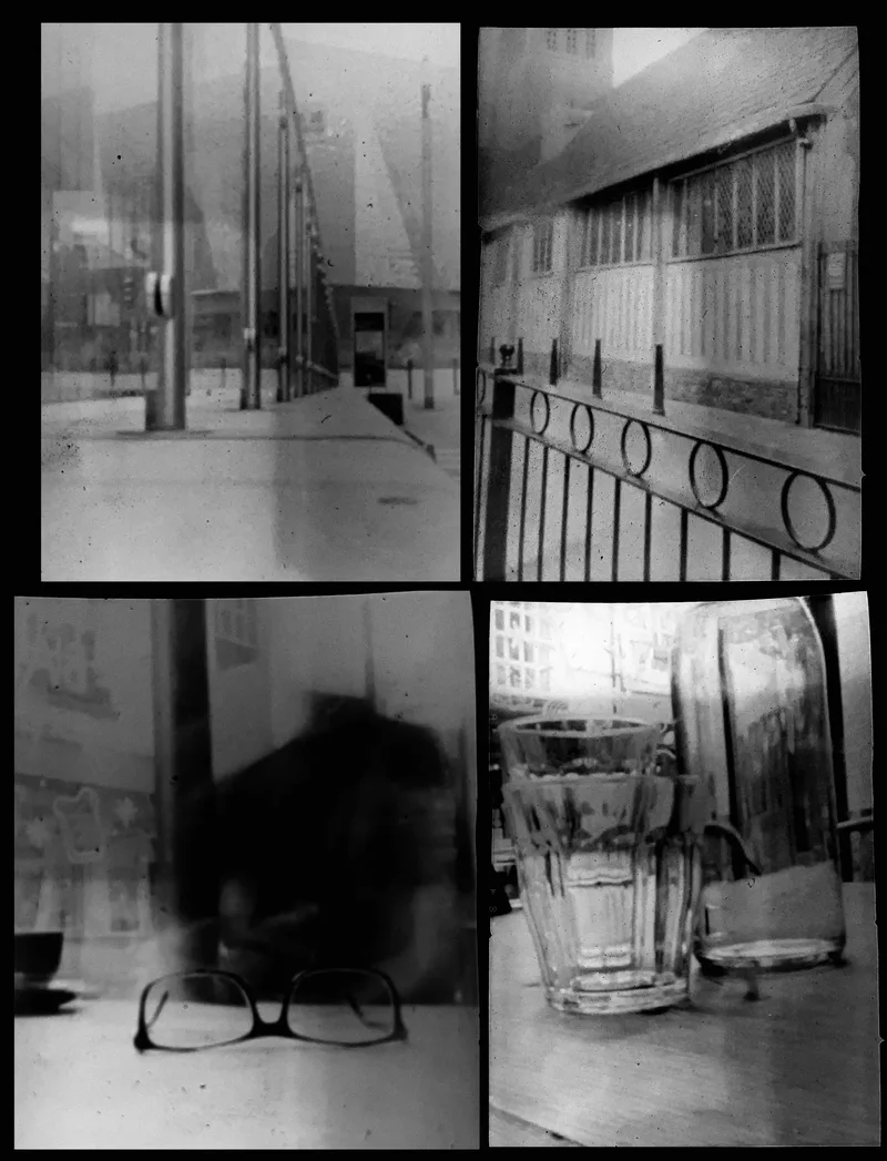 Pinhole Quartet shot on Fomapan 100 with a Hawk-Eye Brownie, developed at Home / Self-Developed, by Tony Shelley