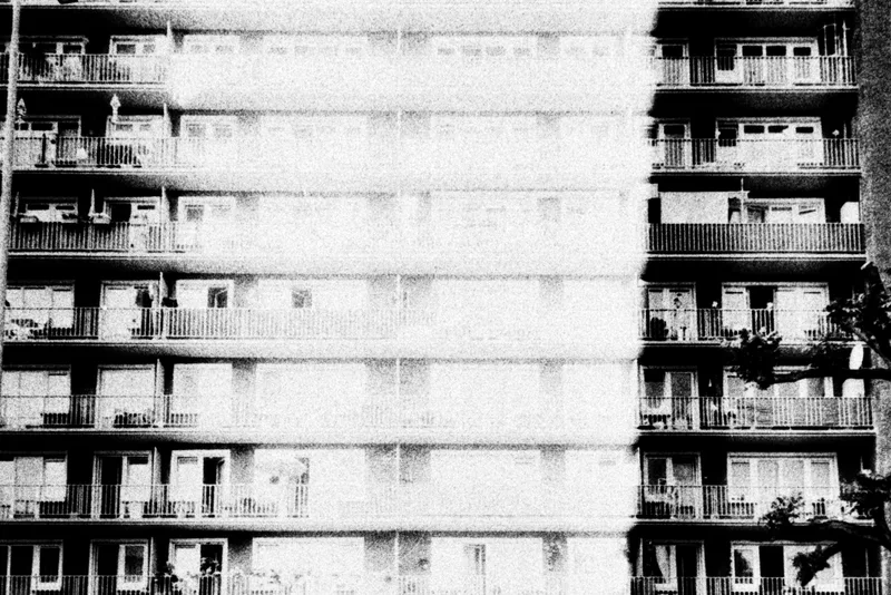 De ma série Walk the dog shot on Film Washi Film Washi F with a Fujica AX-1, by Marc Antoine