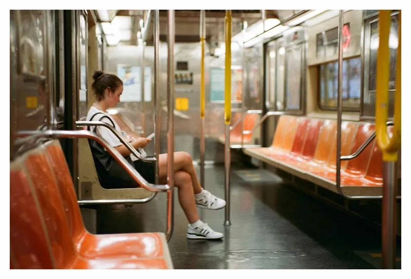 Subway Surfer shot on Kodak Portra 400 with a Leica M6 TTL, developed at The DarkRoom, by Nicholas Brown