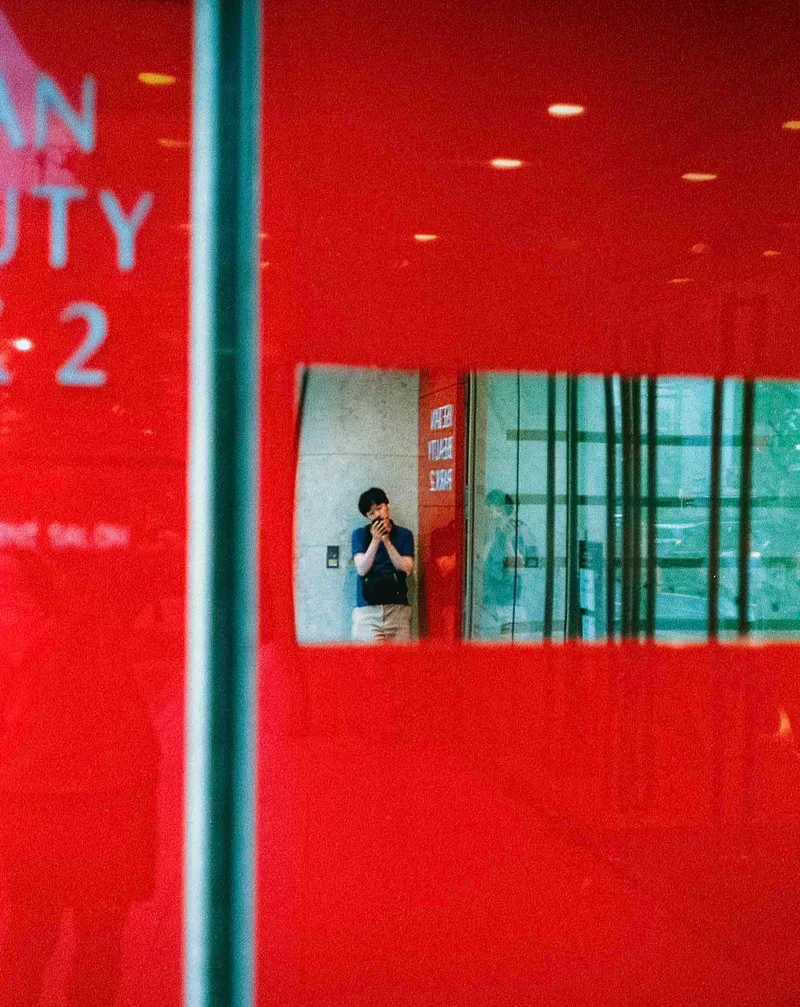Red shot on Kodak Gold 200 with a Konica SIII, developed at Bic Camera Shinjuku, by Nicholas Smith