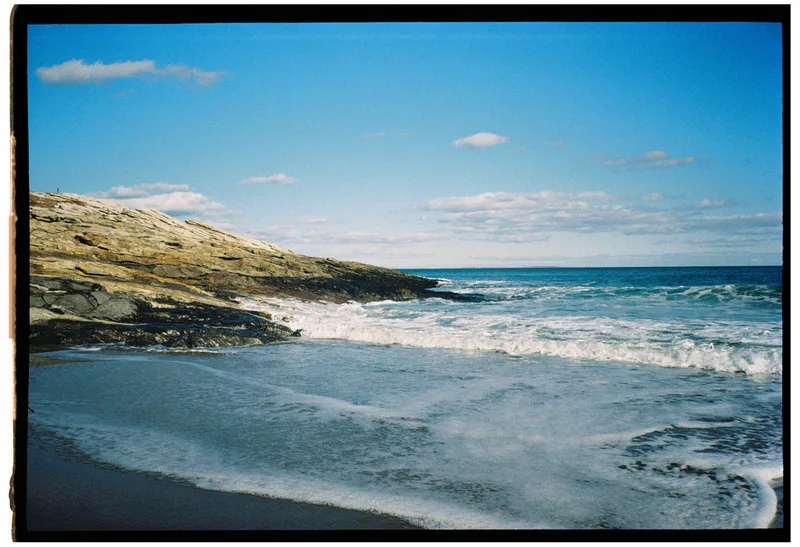 reid state park, georgetown, maine shot on Kodak Kodacolor 200 with a Kyocera TScope, developed at Northeast Photographic, by Eric Wefald - Huang