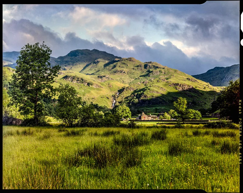 Above Grasmere shot on Kodak Portra 160 with a Intrepid 4x5, developed at Home / Self-Developed, by Stuart Leeds