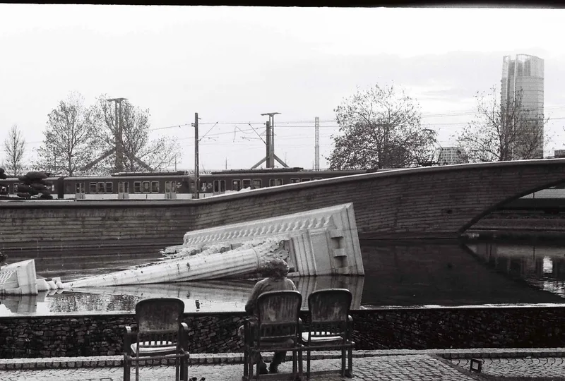Other side in Budapest shot on Ilford HP5 Plus 400 with a Zorki 4, by Gab