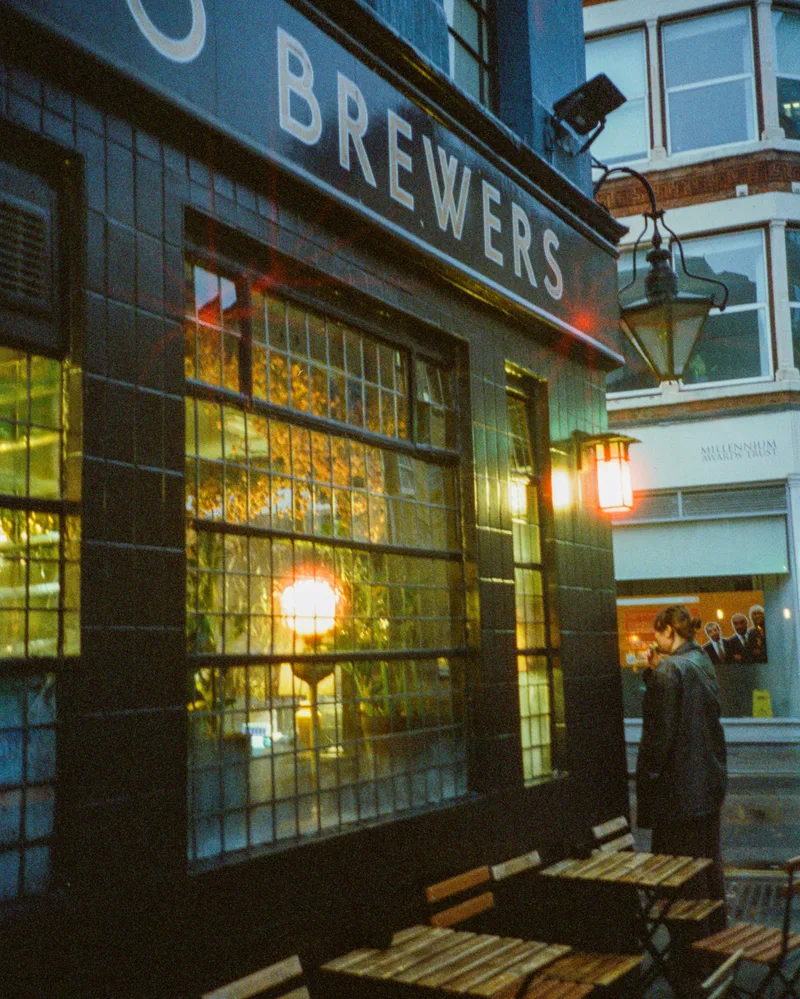 Film photo shot on Hundred Film 8Hundred with a Olympus AF-1 Super, developed at Stuart Cameras, by Steph