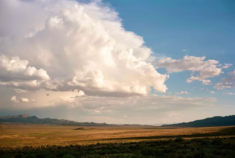 Storm on the Horizon shot on Kodak Ektachrome E100 with a Fuji GW690III, developed at The DarkRoom, by Tyler