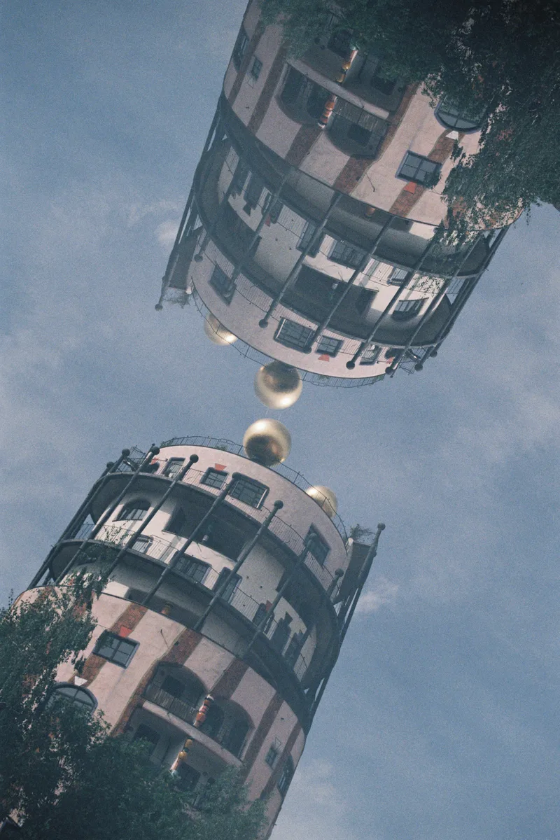 Green Citadel shot on Kodak Gold 200 with a Nikon F3T, developed at Sonderfilm Lab, by Marcel