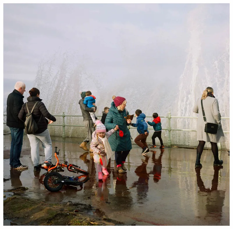 Portobello Beach. Edinburgh, 2024. shot on Kodak Portra 800 with a Rolleiflex 2.8E, developed at Gulabi, by Nico