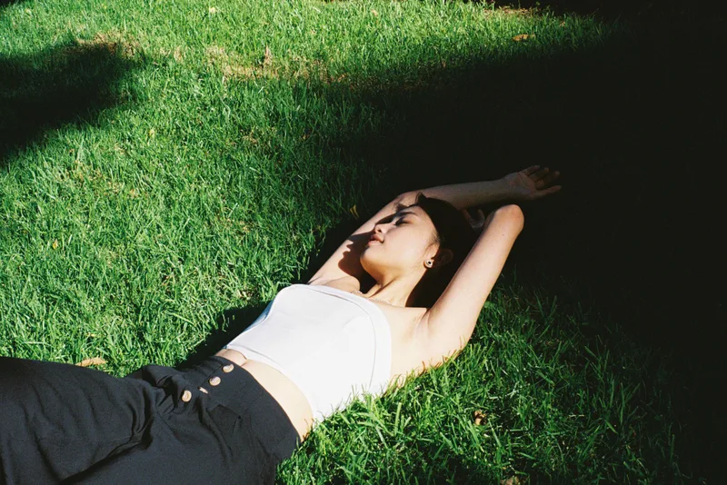 sunbathe shot on Kodak UltraMax 400 with a Minolta SR-T 101, developed at Film Never Die, by mari