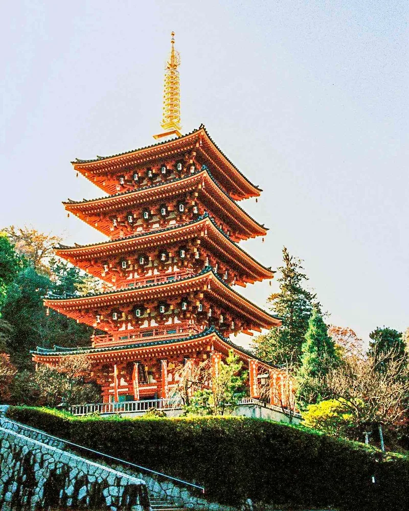 Takahata Fudoson Kongo-ji shot on Harman Phoenix 200 with a Nikon FM2n, developed at Champ Camera, by Nicholas Smith