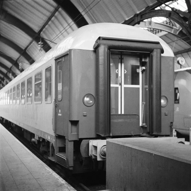 Malmö Central Station shot on Foma Fomapan 100 Classic with a Rolleicord Vb, by IMoL