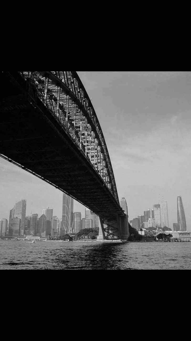 Bridge shot on Ilford Kentmere Pan 100 with a Nikon F100, developed at Do Film! Lab, by Jason