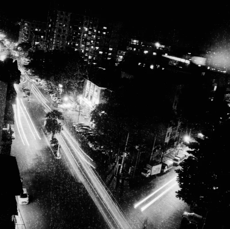 Yesterday night in Yangon shot on Rollei RPX 100 with a Rolleiflex 2.8C Planar, developed at Home / Self-Developed, by Kuortam
