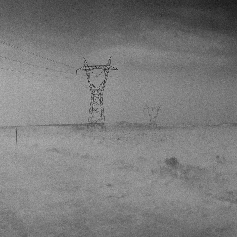 Ground Blizzard shot on Ilford HP5 Plus 400 with a Hasselblad 500C, by Lance Faulkner