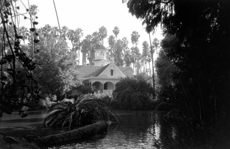 Queen Anne Cottage shot on Kodak Double-X 5222 with a Olympus 35ECR, developed at Home / Self-Developed, by Brickxbronson