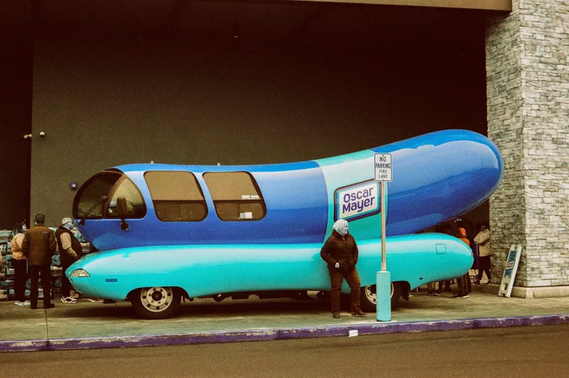 Oscar Mayer shot on Lomography LomoChrome Turquoise 100 with a Minolta X-570, developed at theFINDlab, by Ryan Clay