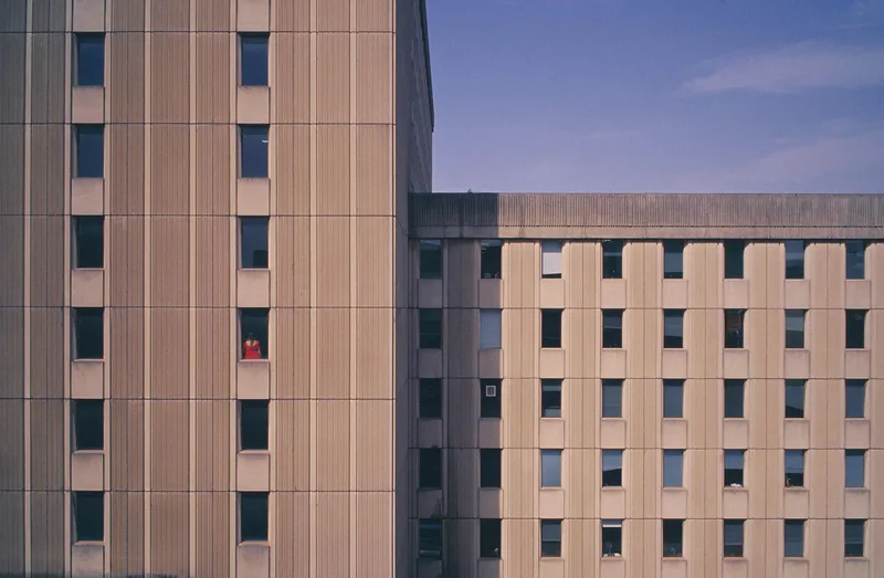 View from the top level of Rupert Street Car Park. shot on Kodak Elite Chrome 100 with a Leica MP, developed at Photographique, by Andrew Eberlin