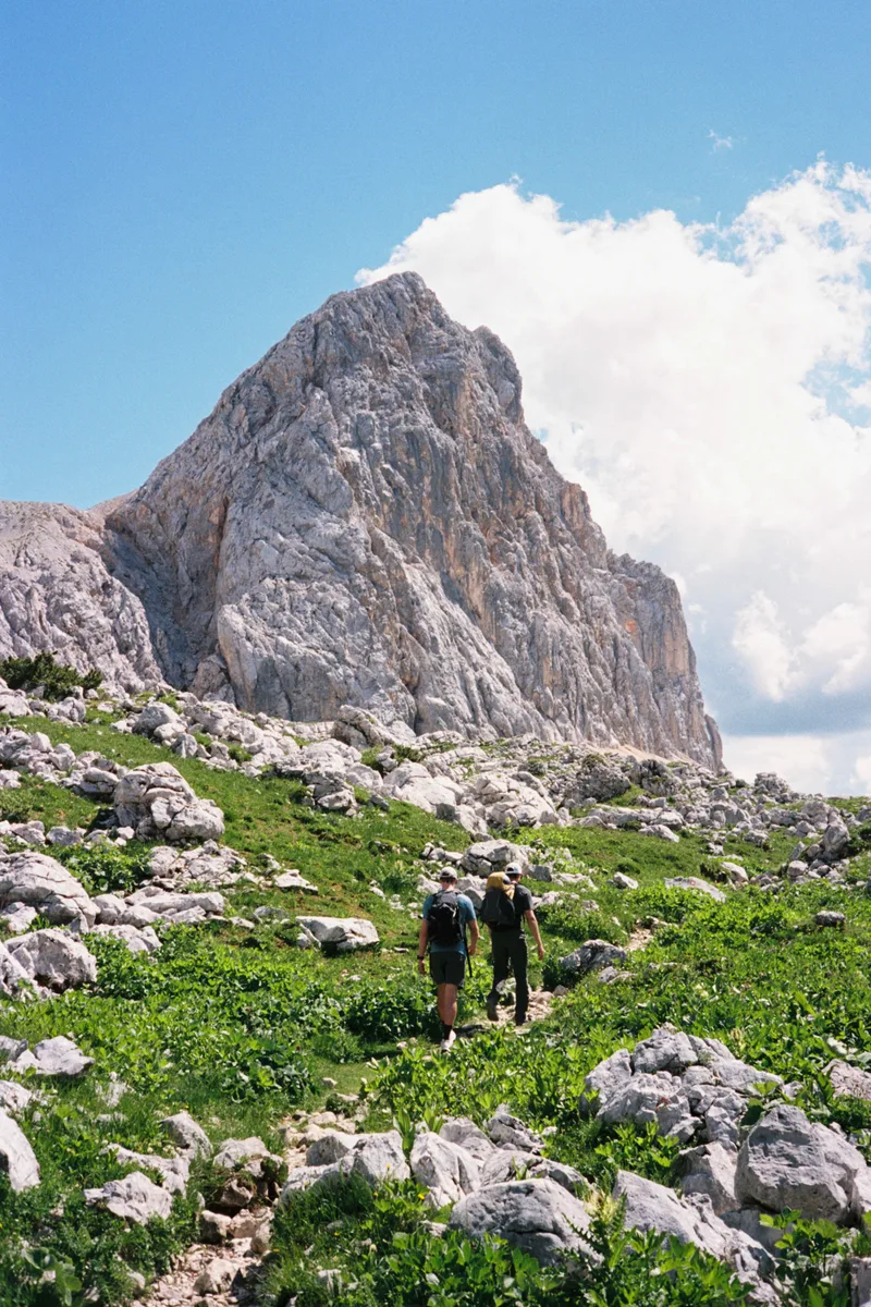Julian Alps shot on Kodak Gold 200 with a Rollei 35S, developed at Gulabi, by Noah R. Evans