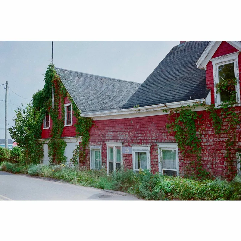 Abandoned House in PEI shot on Kodak Gold 100 with a Rollei 35, developed at Memento, by Turgut