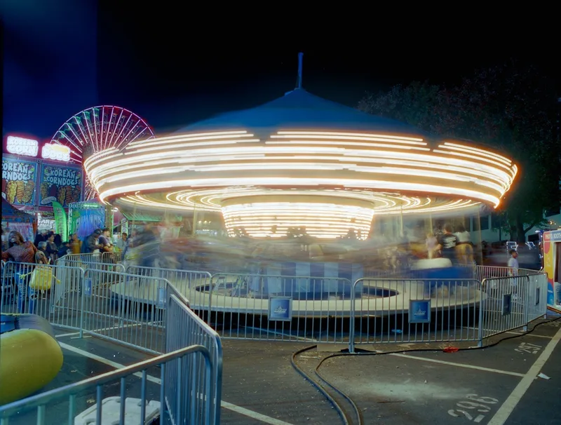 Film photo shot on Cinestill 800T with a Pentax 6x7 MLU, developed at Photo outfitters, by Isaac
