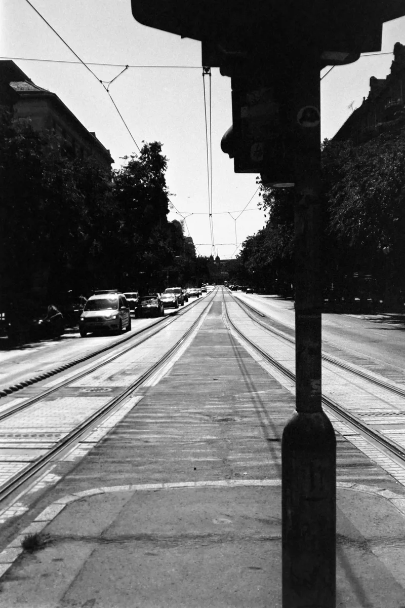 Urban view shot on Foma fomaOrtho400 with a Canon EOS 3000V, developed at Home / Self-Developed, by Endre