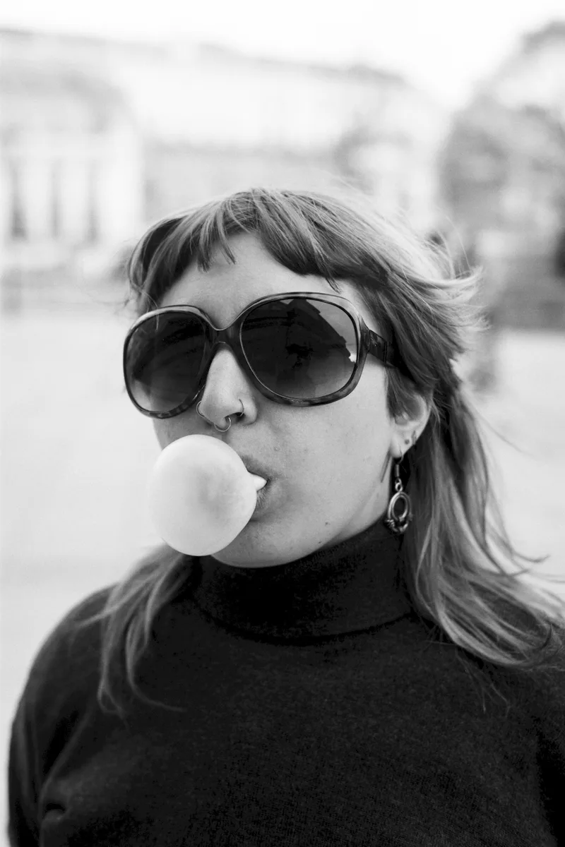 Bubbles shot on Ilford Delta 100 with a Minolta XG-1, developed at Garage Film Lab, by Simon