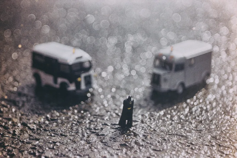 Batman Lost in Lohberg shot on Kodak Gold 200 with a Praktica FX2, developed at Home / Self-Developed, by Adam D'Auria