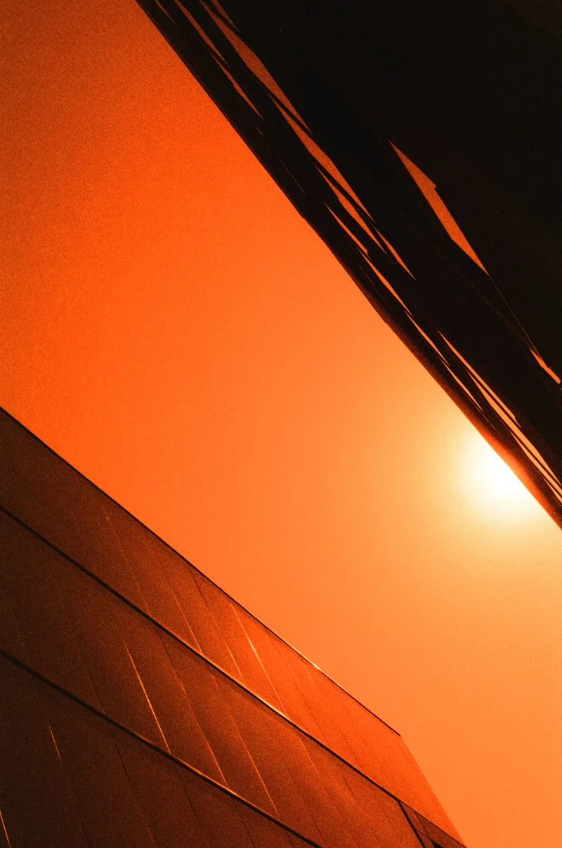 Diagonally shot on Harman RED with a Ricoh XR-10M, developed at Hutt Street Photos, by Fox