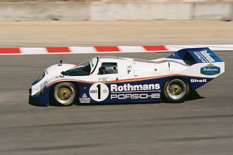 Rothmans Porsche 962 shot on Kodak Portra 160 with a Canon Elan 7E, developed at Foto Express, by Tay