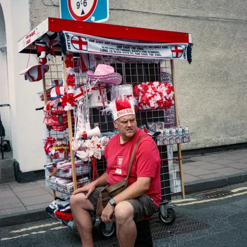 England Vs Norway World Cup 2026 shot on Cinestill 400D with a Rolleiflex 2.8E, developed at Take It Easy, by gerge_sletar