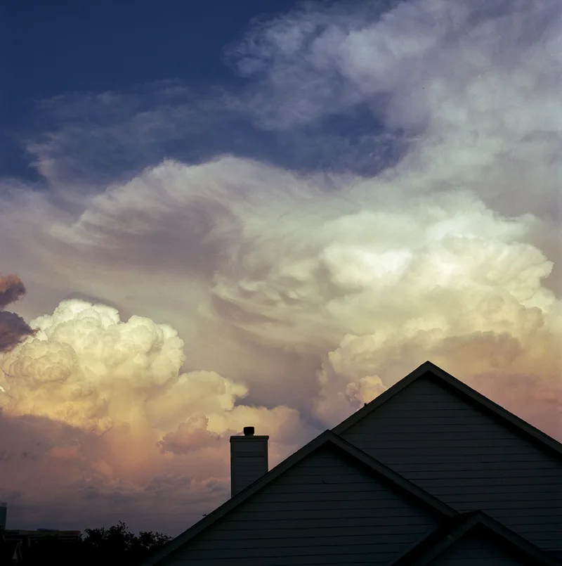 Clouds, 2023. shot on Fujifilm Pro 400H with a Hasselblad 501C, by Efren