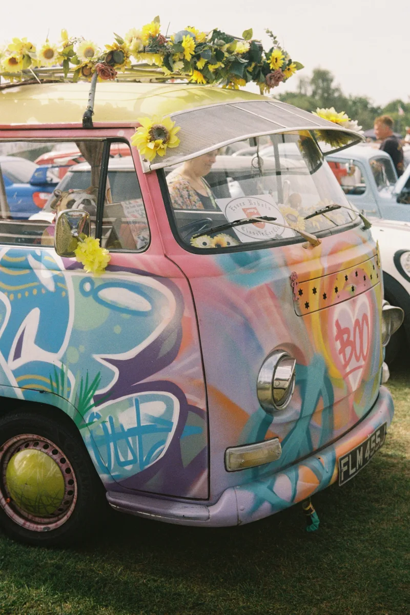Car Show shot on Kodak Gold 200 with a Leica III, developed at Gulabi, by Oddeye Photography