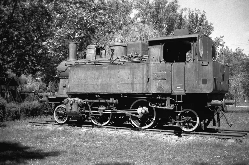 Locomotive shot on Orwo Wolfen NP100 with a Minolta X-500, developed at Home / Self-Developed, by Endre